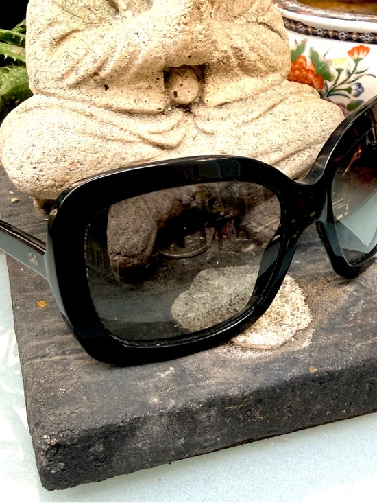 D&G Black Square Oversized Sunglasses with Gradient Lenses main image 1